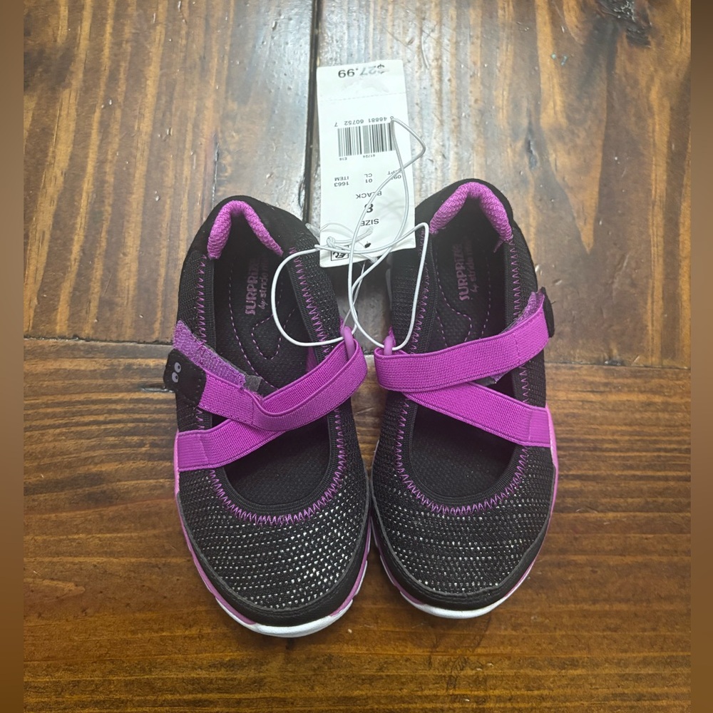 Vibrant Kids Sneakers with Pink Accents